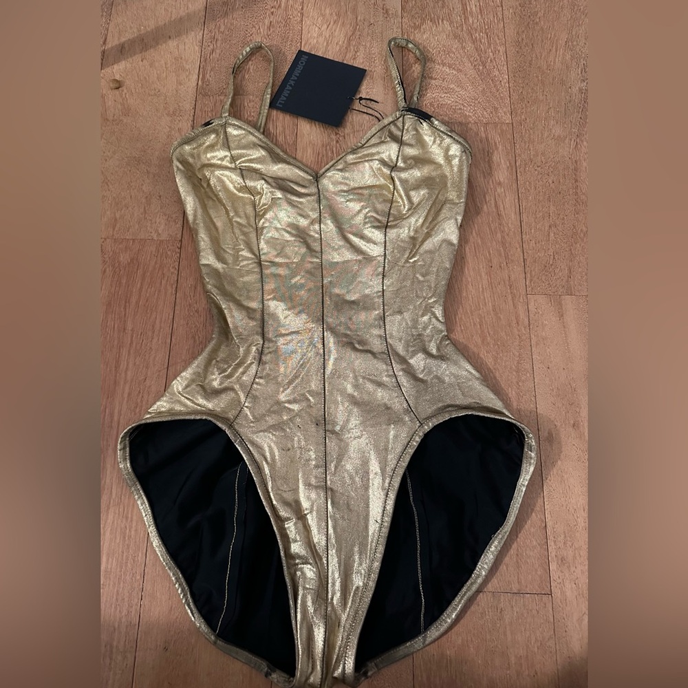 Norma Kamali Wonder Woman one piece